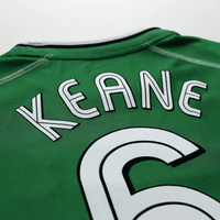 2002/03 Keane #6 Ireland Vintage Umbro Home Football Shirt (XL)