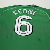 2002/03 Keane #6 Ireland Vintage Umbro Home Football Shirt (XL)