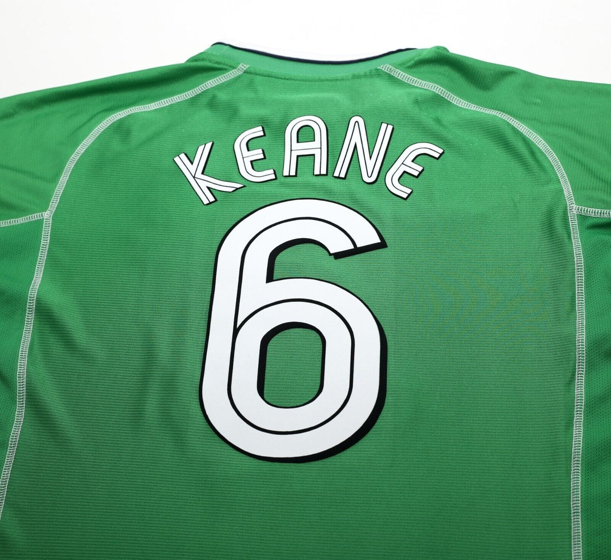 2002/03 KEANE #6 Ireland Vintage Umbro Home Football Shirt (XL)