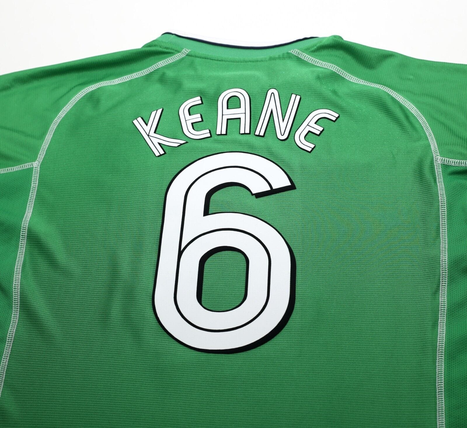 2002/03 KEANE #6 Ireland Vintage Umbro Home Football Shirt (XL)