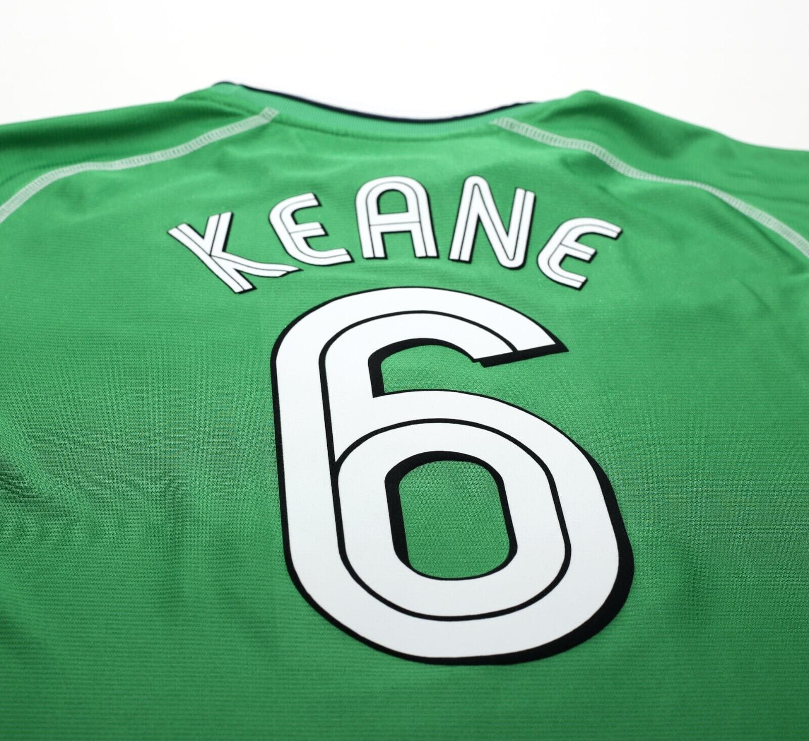 2002/03 KEANE #6 Ireland Vintage Umbro Home Football Shirt (XL)