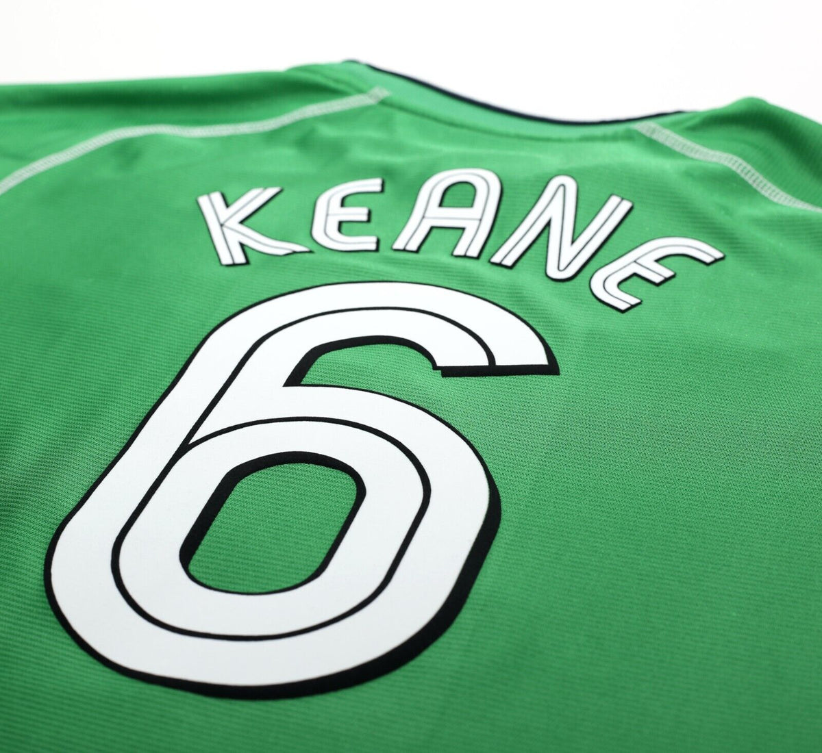 2002/03 KEANE #6 Ireland Vintage Umbro Home Football Shirt (XL)