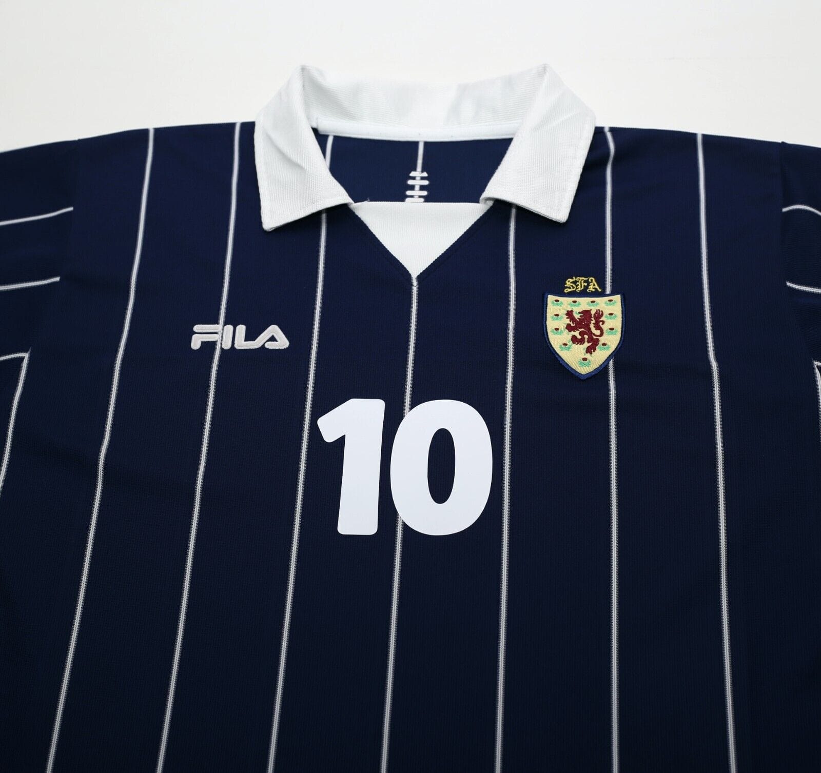 2002/03 LAMBERT #10 Scotland Vintage FILA Home Football Shirt (XL)