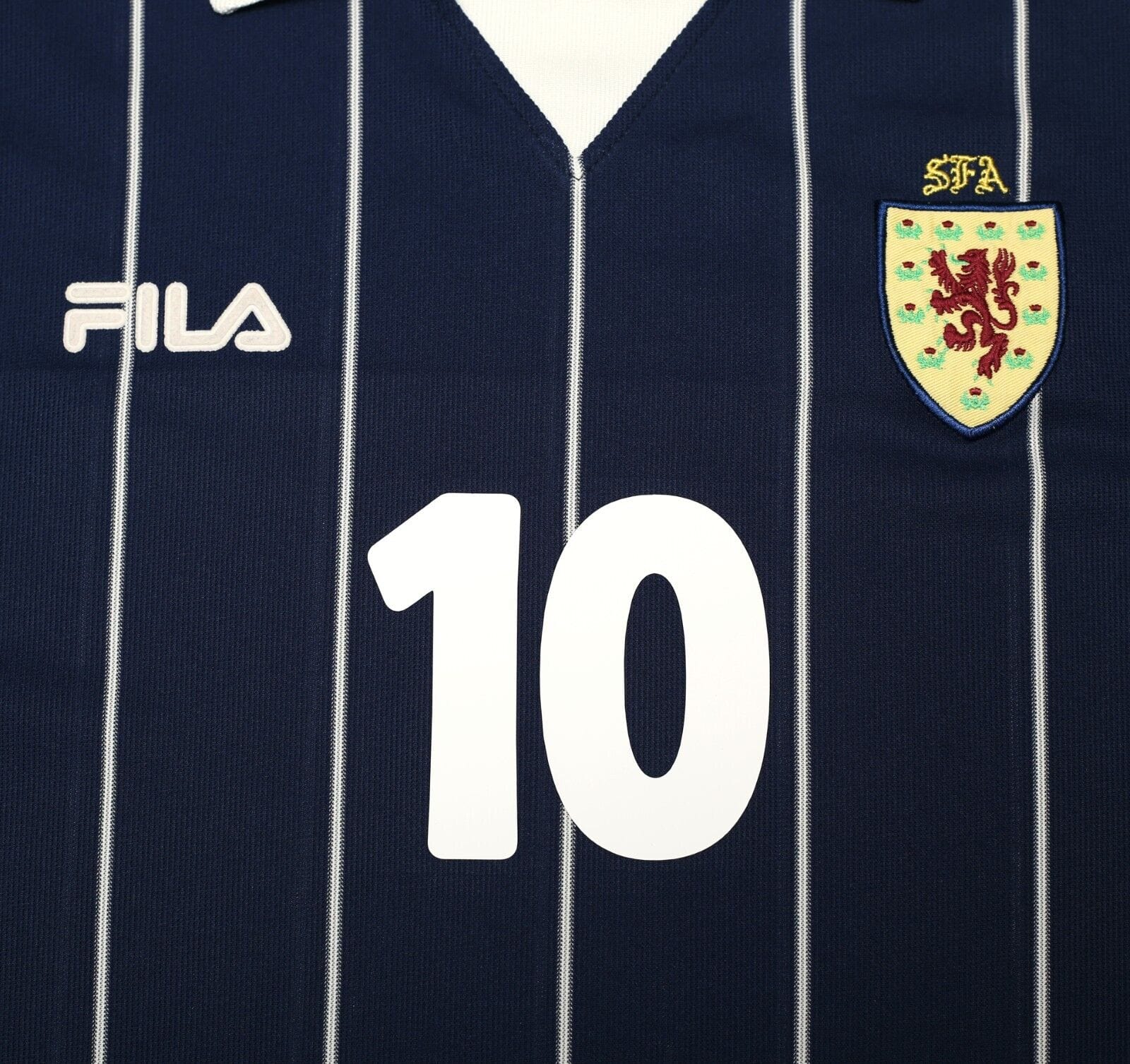 2002/03 LAMBERT #10 Scotland Vintage FILA Home Football Shirt (XL)