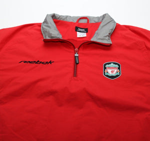 2002/03 LIVERPOOL Vintage Reebok 1/4 Zip Football Rain Coat Jacket (S/M)
