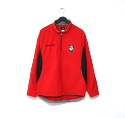 2002/03 LIVERPOOL Vintage Reebok 1/4 Zip Football Rain Coat Jacket (S/M)