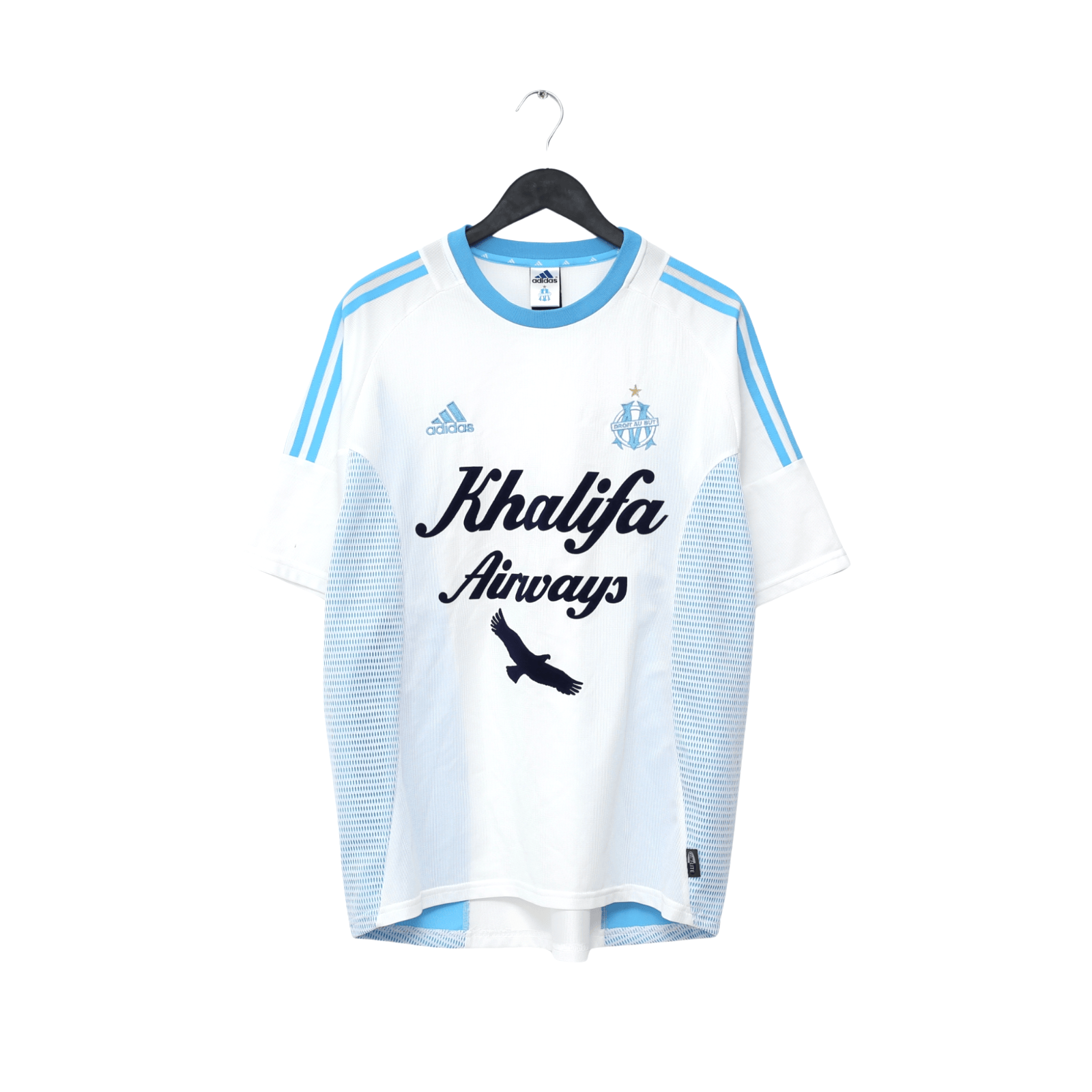 2002/03 Marseille Vintage adidas Home Football Shirt (L)