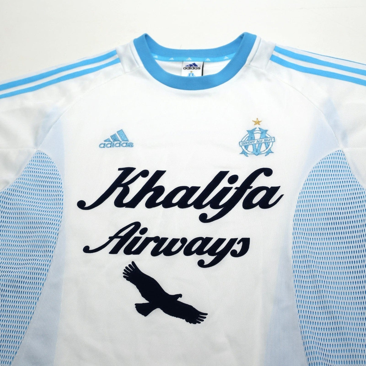 2002/03 Marseille Vintage adidas Home Football Shirt (L)