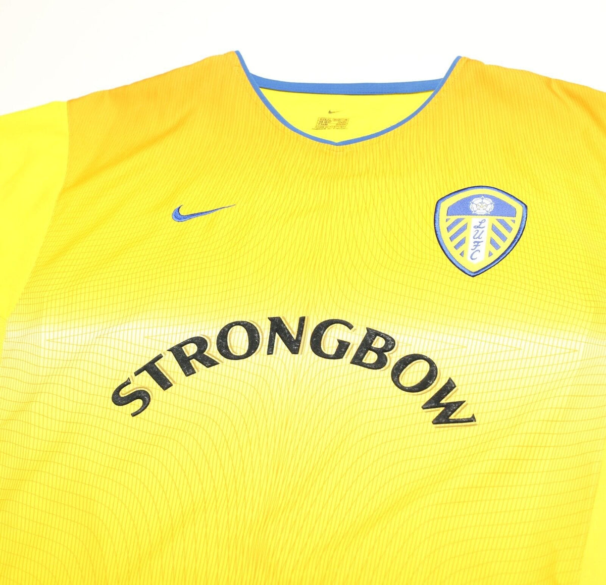 2002/03 MILNER #38 Leeds United Vintage Nike Away Football Shirt Jersey (XL)