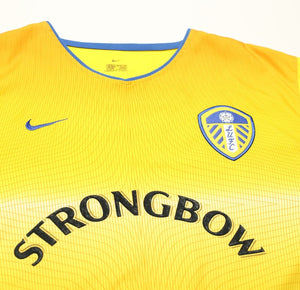 2002/03 MILNER #38 Leeds United Vintage Nike Away Football Shirt Jersey (XL)