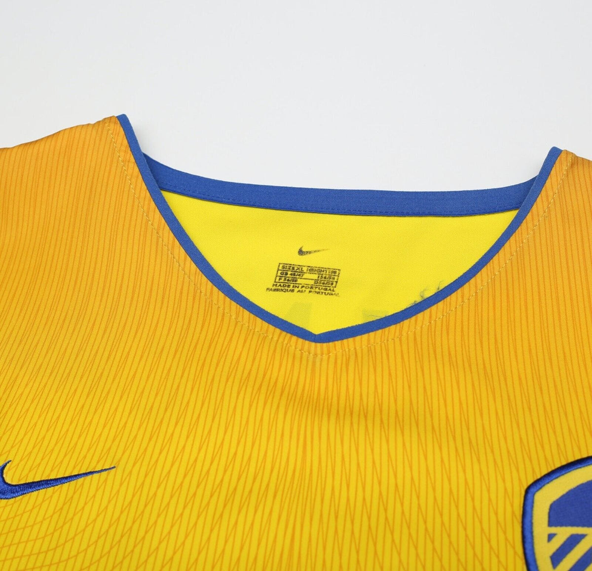 2002/03 MILNER #38 Leeds United Vintage Nike Away Football Shirt Jersey (XL)