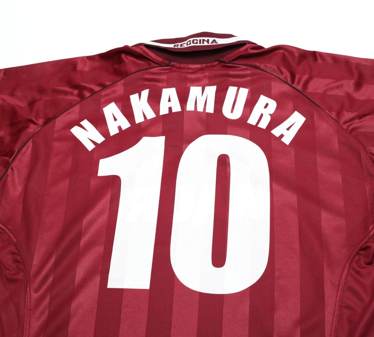 2002/03 NAKAMURA Reggina Vintage Asics Home Football Shirt Jersey (L)