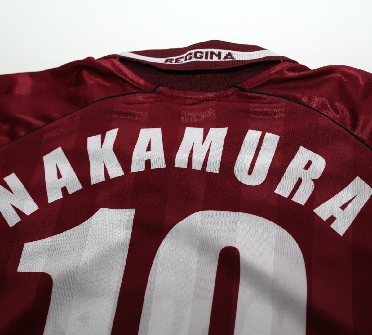 2002/03 NAKAMURA Reggina Vintage Asics Home Football Shirt Jersey (L)
