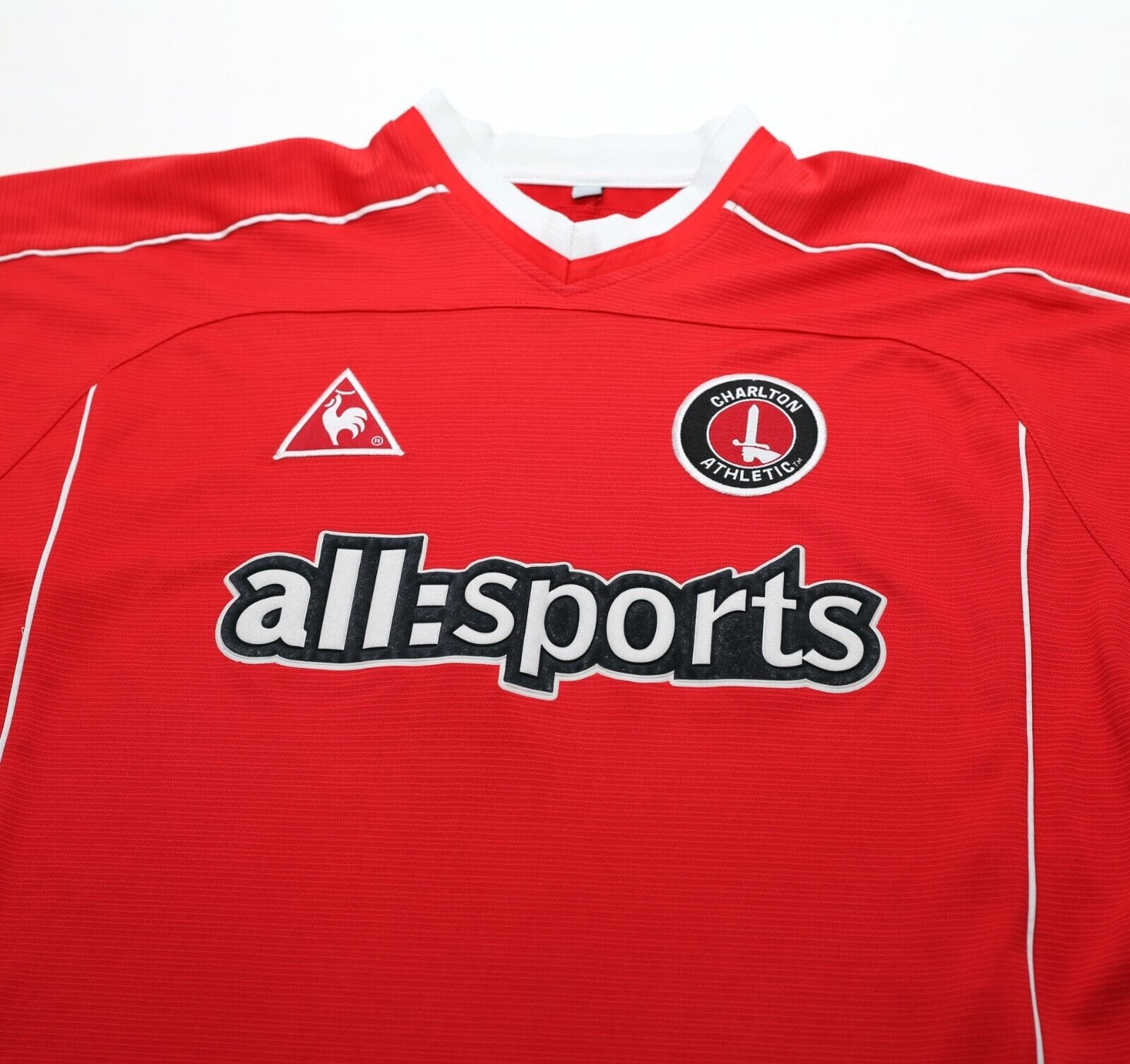 2002/03 PARKER #7 Charlton Athletic Vintage LCS Home Football Shirt (L)