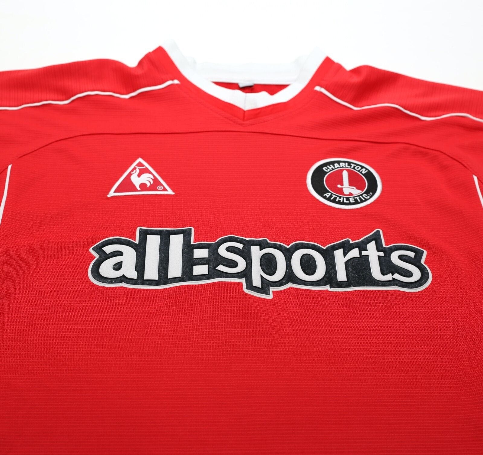 2002/03 PARKER #7 Charlton Athletic Vintage LCS Home Football Shirt (L)