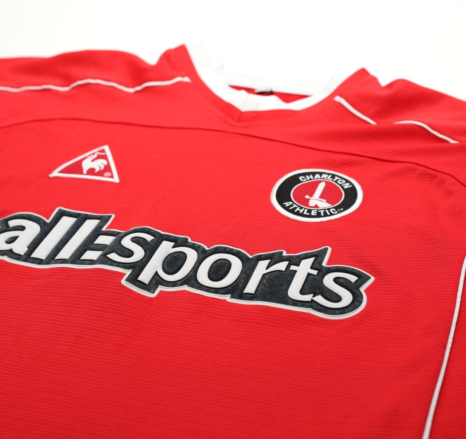 2002/03 PARKER #7 Charlton Athletic Vintage LCS Home Football Shirt (L)