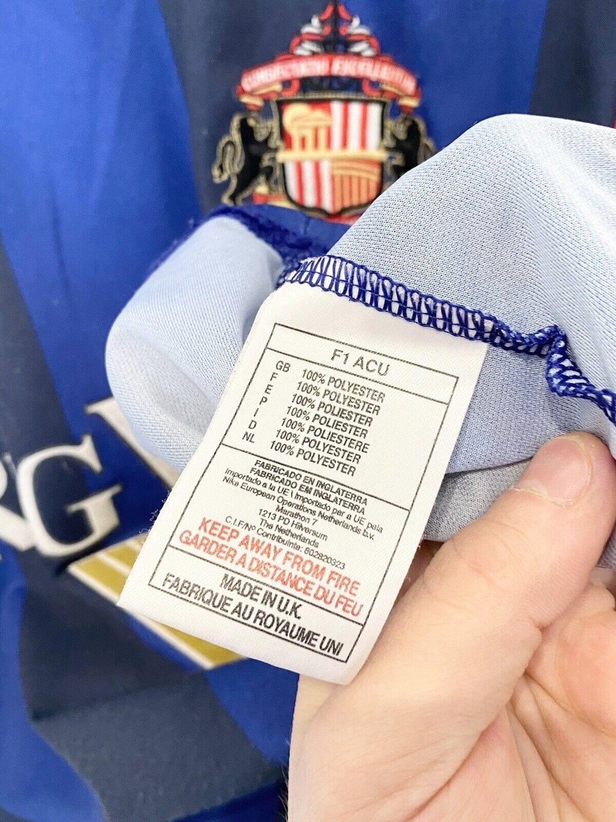 2002/03 PHILLIPS #10 Sunderland Vintage Nike Away Football Shirt Jersey (XL)