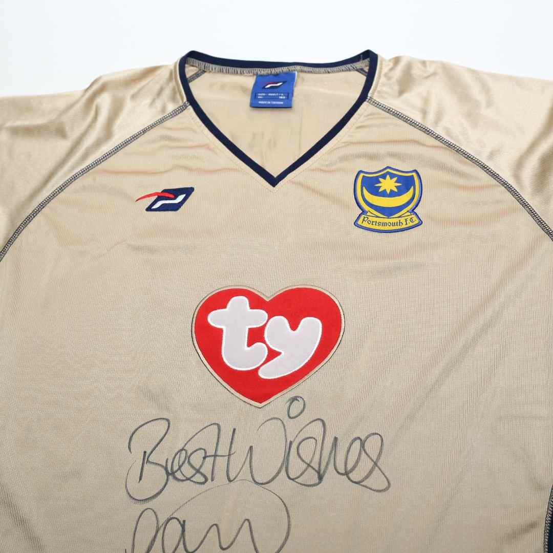 2002/03 Portsmouth Vintage Pompey Away Football Shirt Jersey (S)