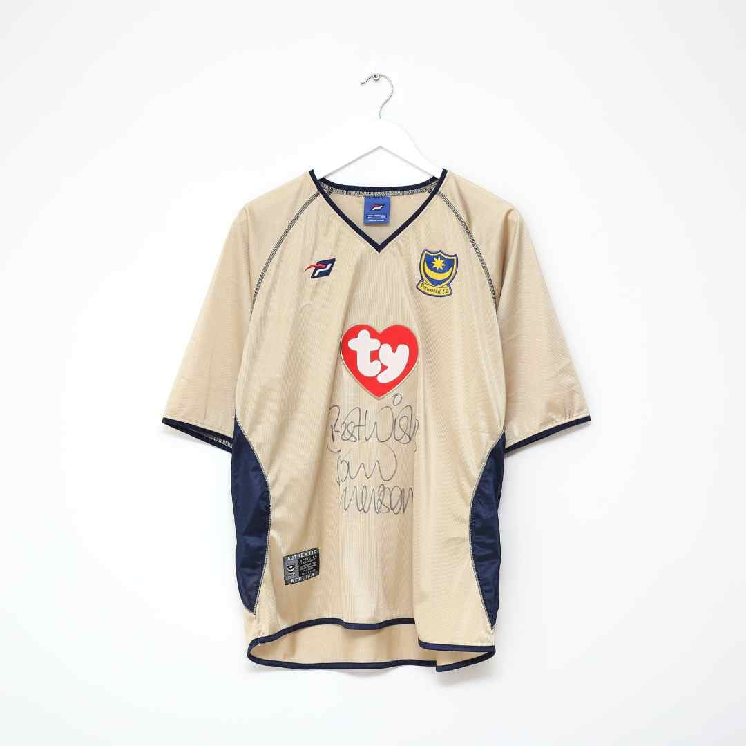 2002/03 Portsmouth Vintage Pompey Away Football Shirt Jersey (S)
