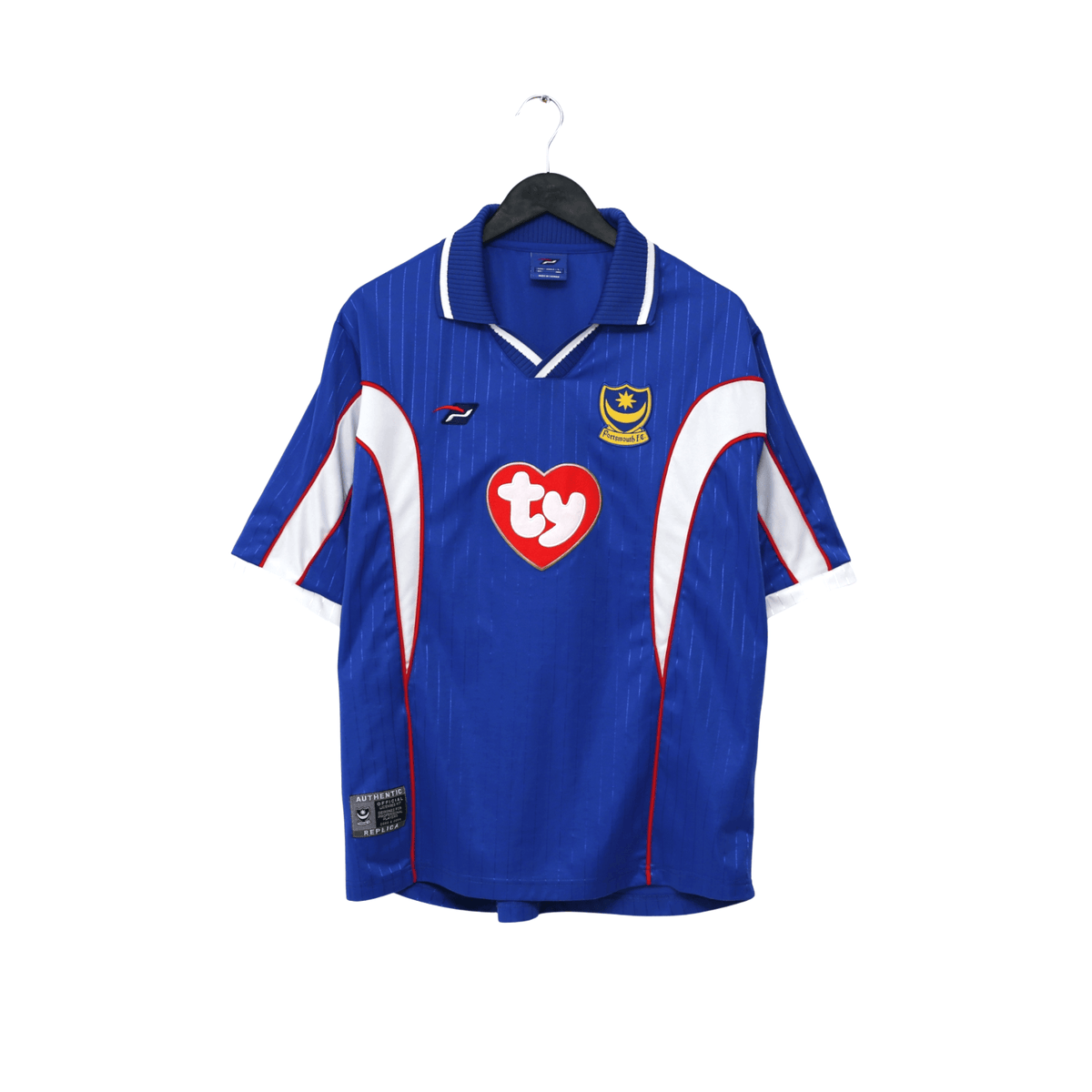 2002/03 Portsmouth Vintage Pompey Sports Home Football Shirt (L)