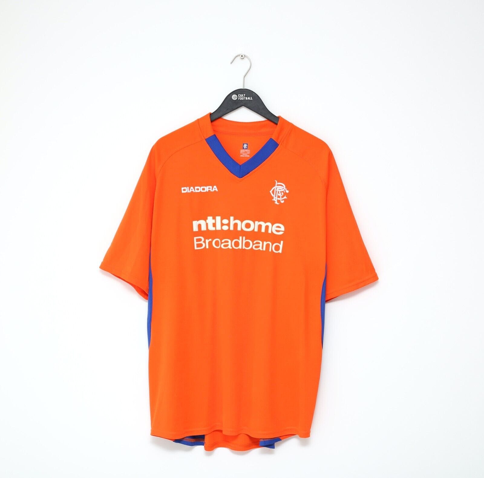 2002/03 RANGERS Vintage Diadora Away Football Shirt Jersey (XXL) Full Kit MINT