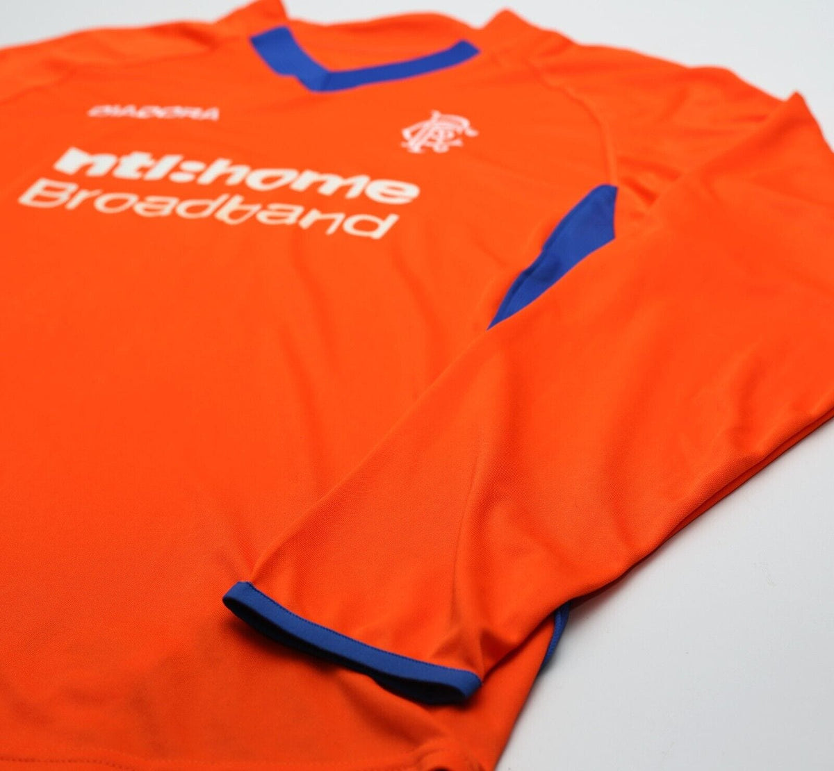 2002/03 RANGERS Vintage Diadora Away Long Sleeve Football Shirt Jersey (XL)