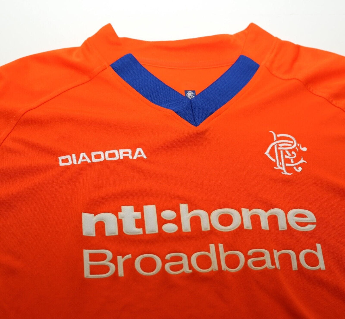 2002/03 RANGERS Vintage Diadora Away Long Sleeve Football Shirt Jersey (XL)