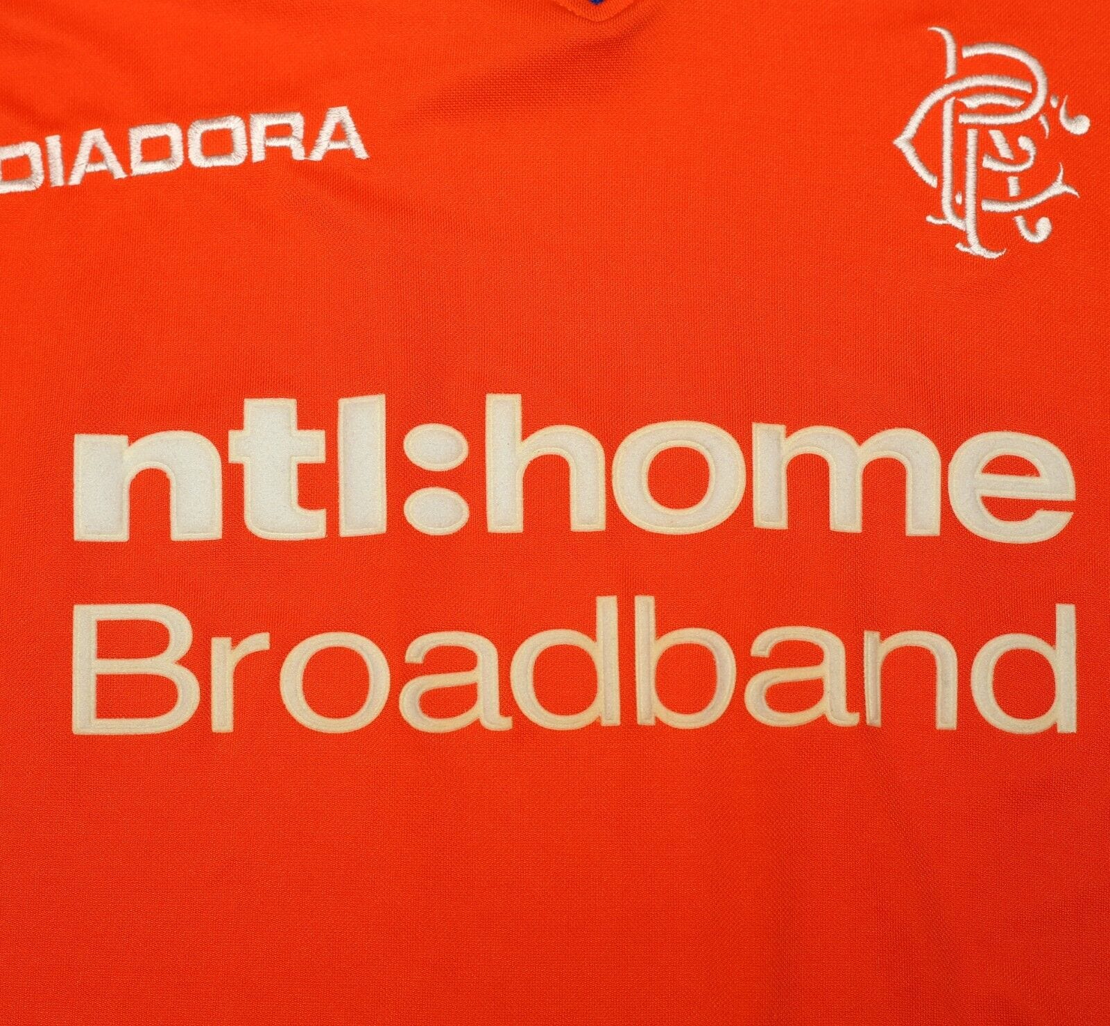 2002/03 RANGERS Vintage Diadora Away Long Sleeve Football Shirt Jersey (XL)