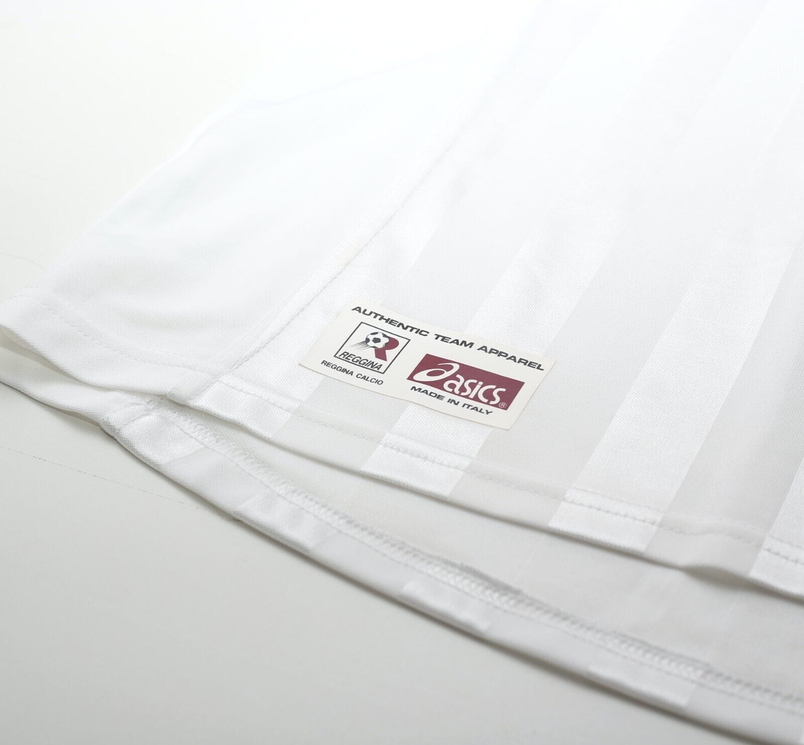 asics REGGINA サッカーシャツ 2002/03 NAKAMURA Reggina Vintage Asics Home Football Shirt