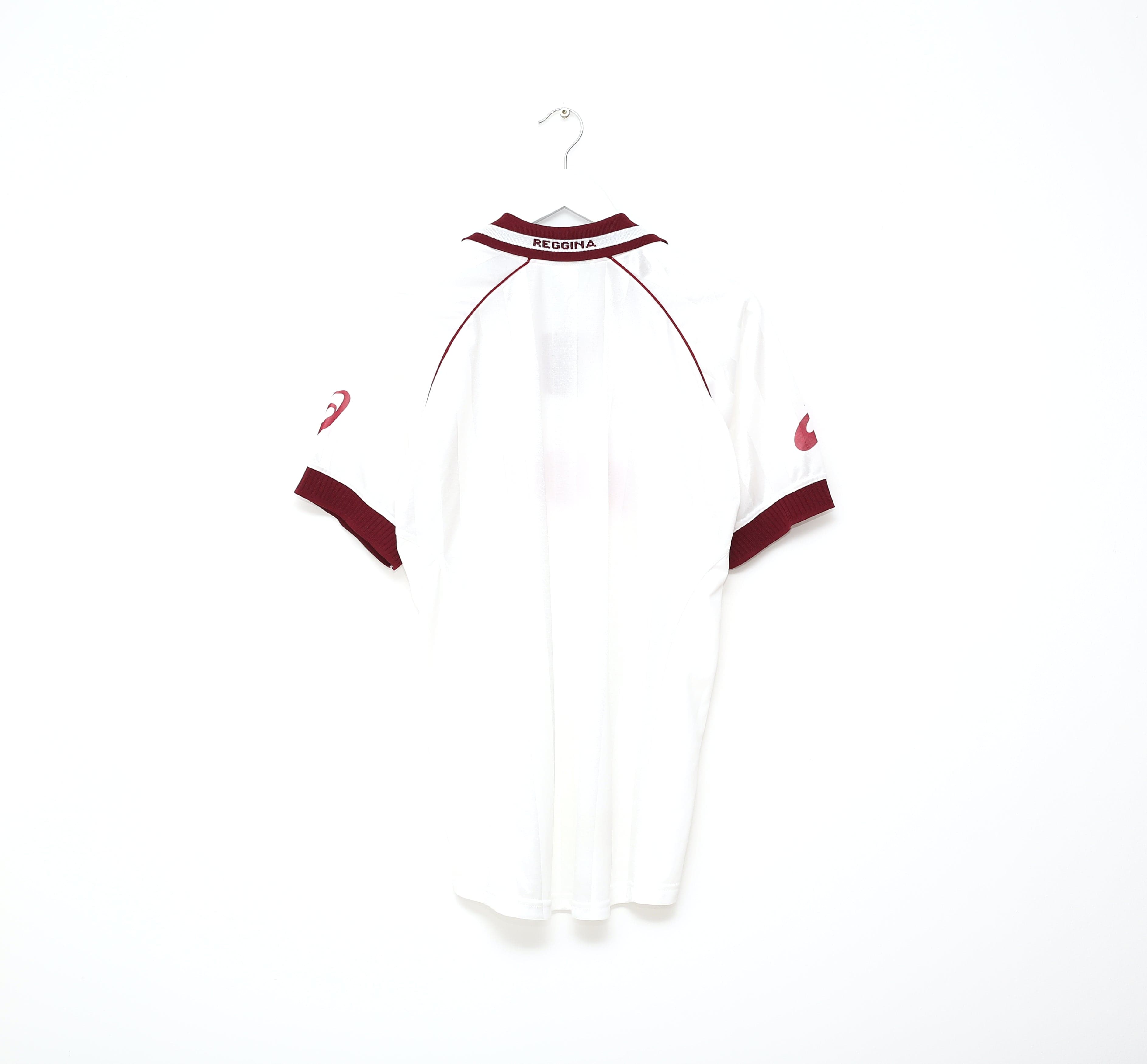 asics REGGINA サッカーシャツ 2002/03 REGGINA Vintage Asics Away Football Shirt Jersey (M