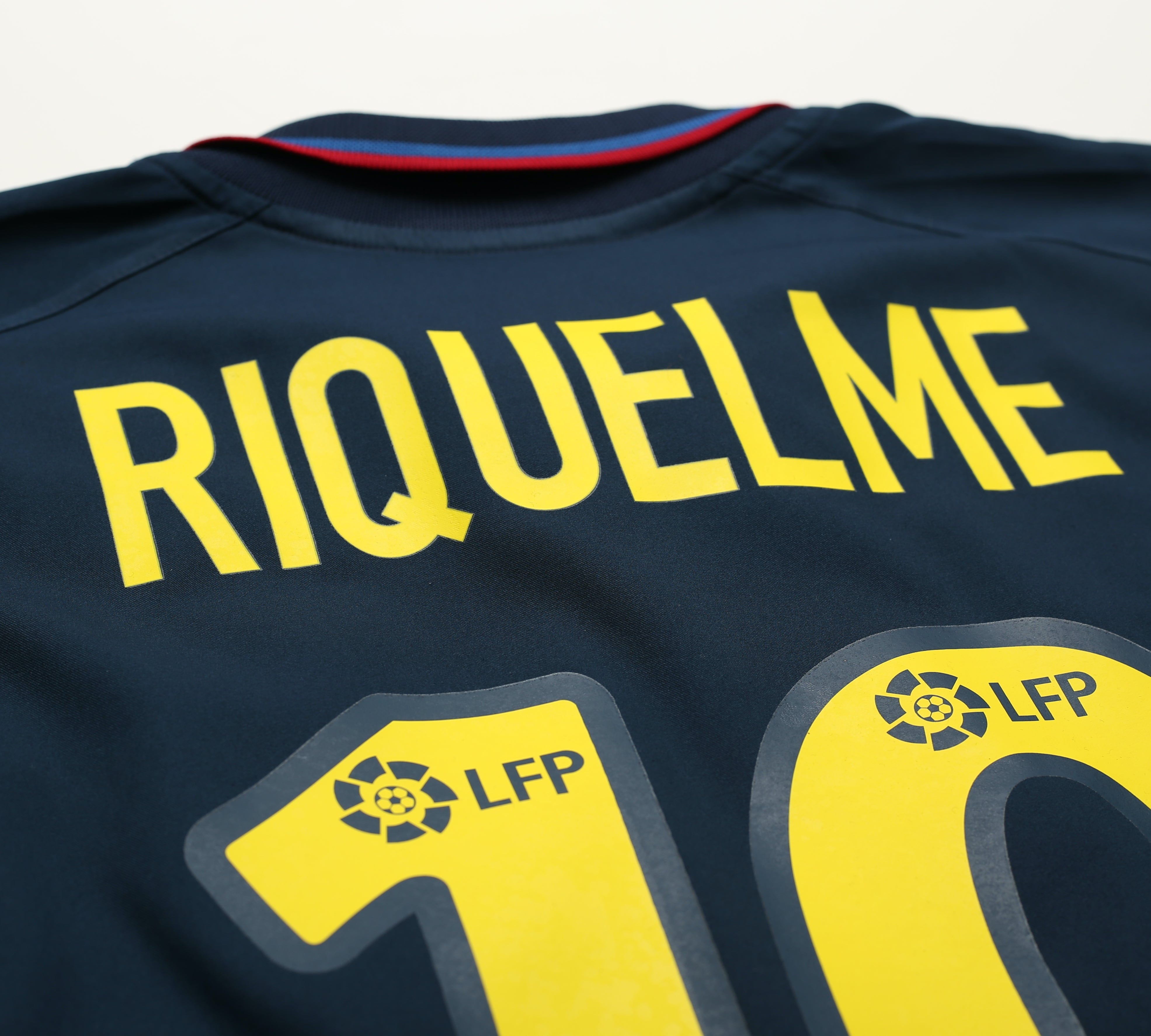 2002/03 RIQUELME #10 Barcelona Vintage Nike Away Football Shirt (XXL)