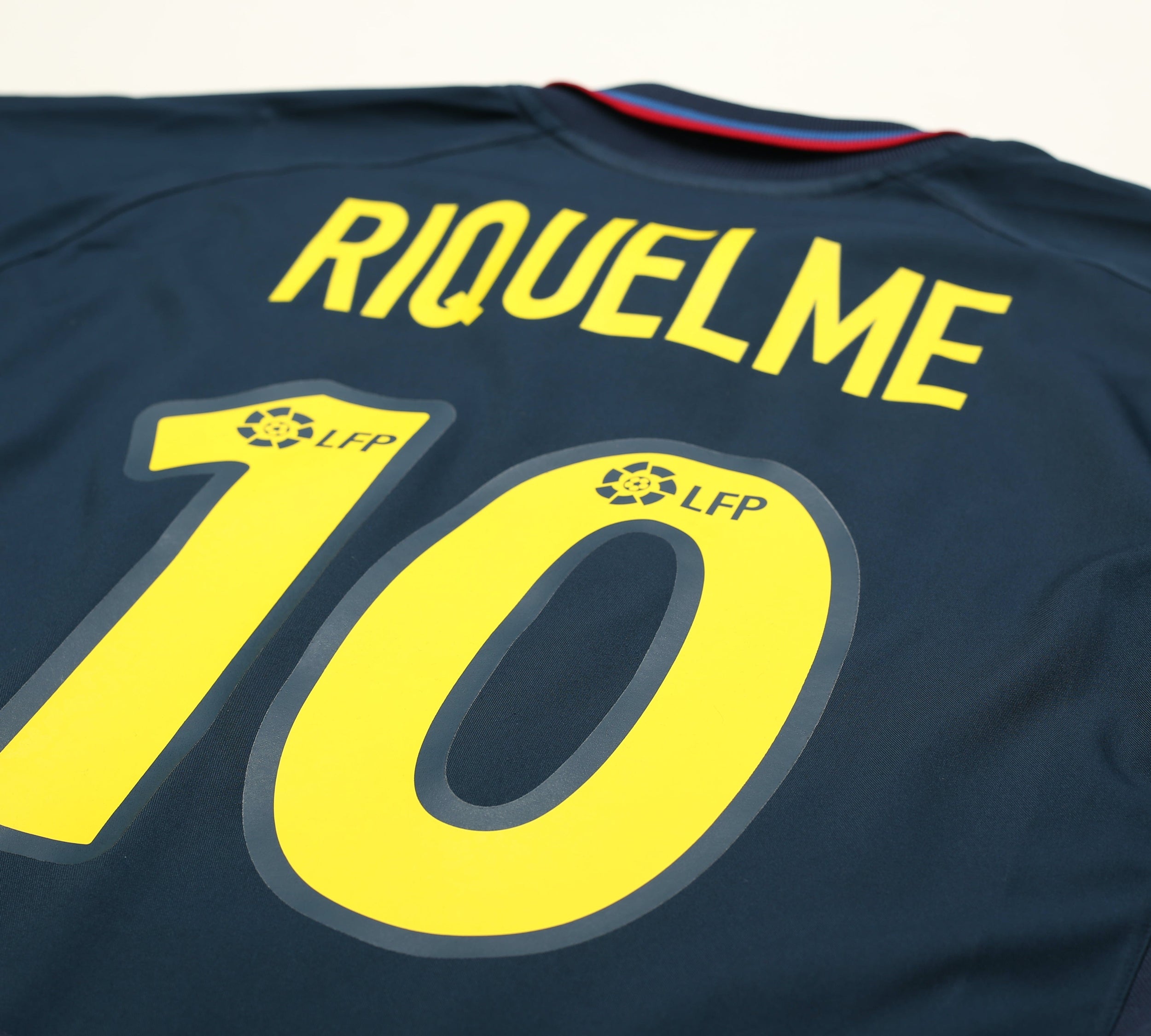 2002/03 RIQUELME #10 Barcelona Vintage Nike Away Football Shirt (XXL)