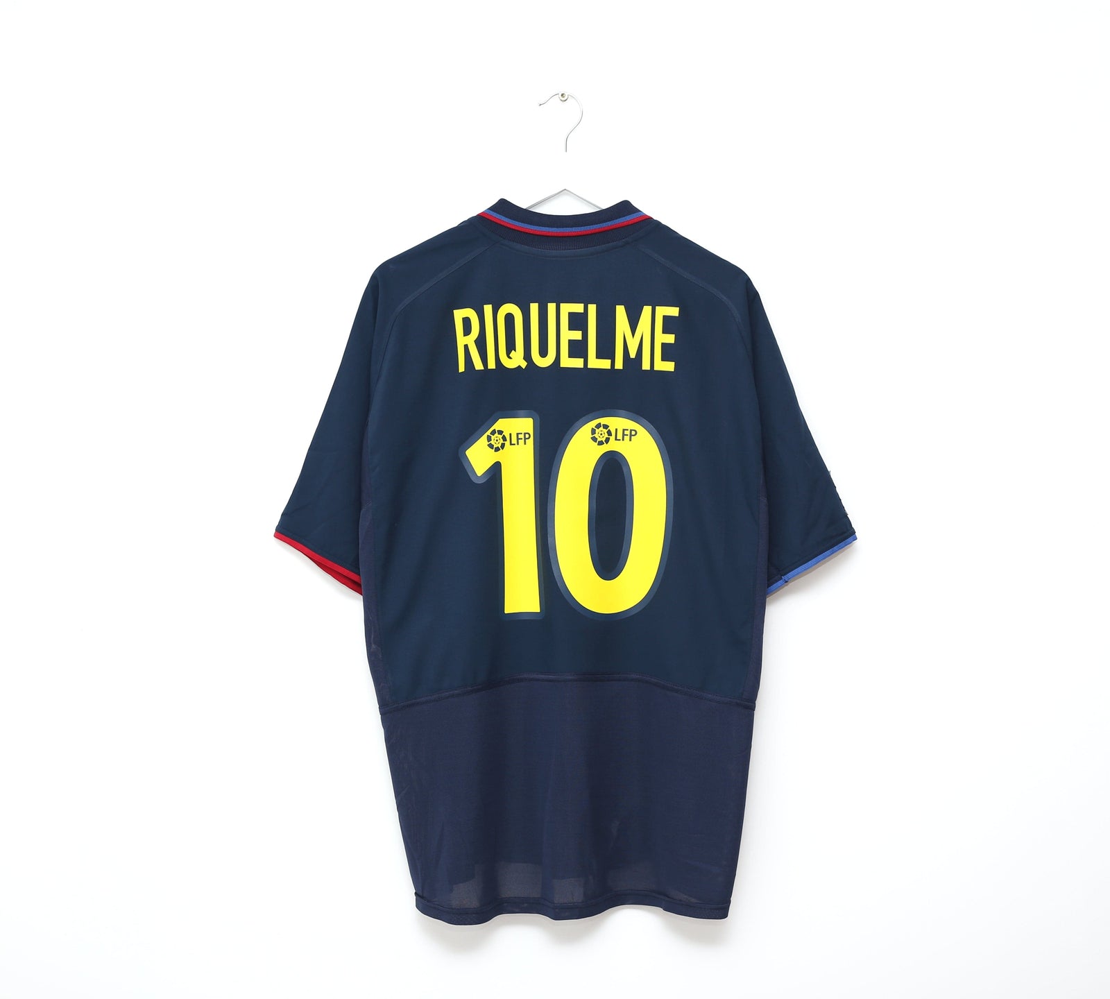2002/03 RIQUELME #10 Barcelona Vintage Nike Away Football Shirt (XXL)