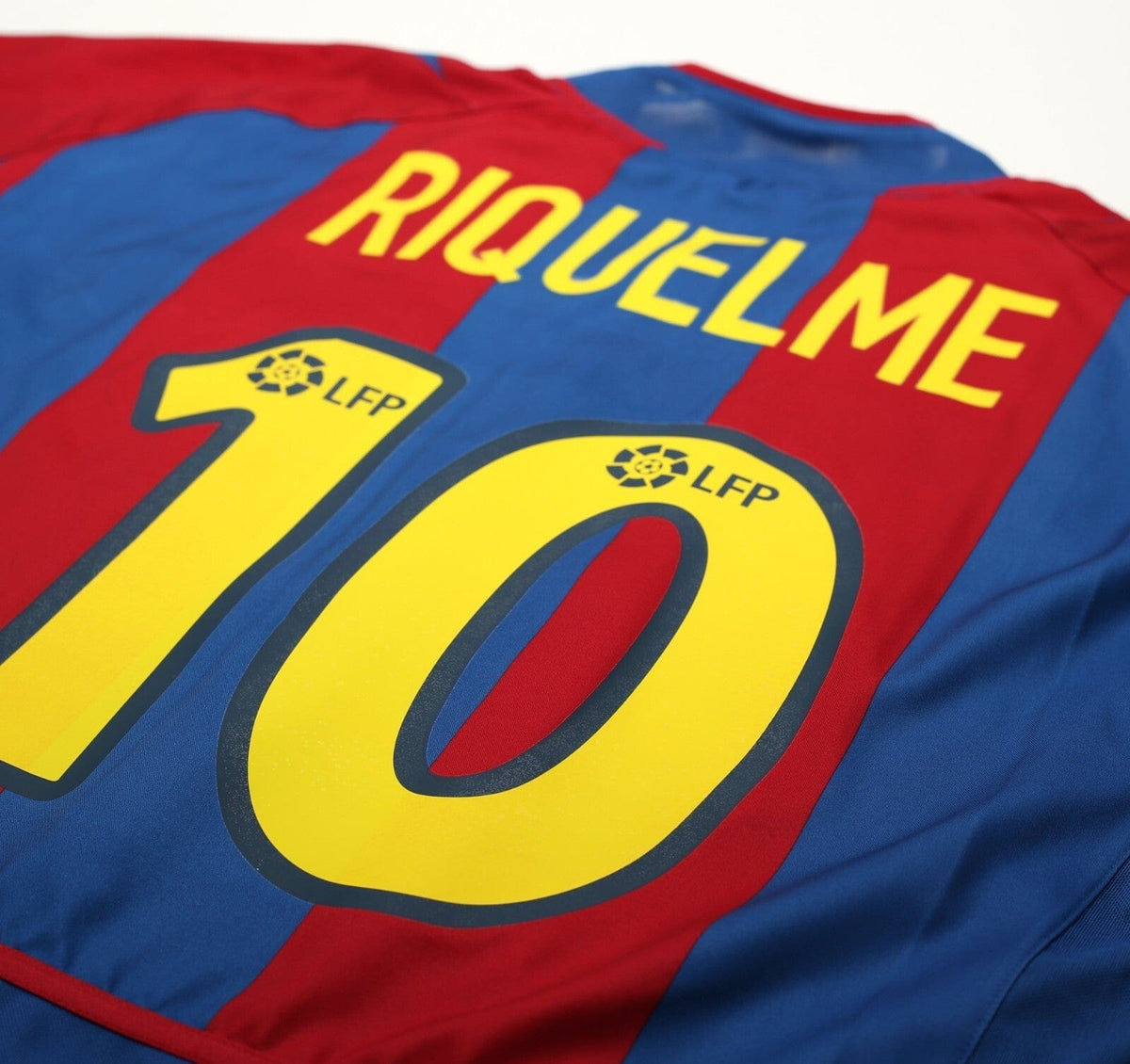 2002/03 RIQUELME #10 Barcelona Vintage Nike Football Shirt (L) Player Issue Spec