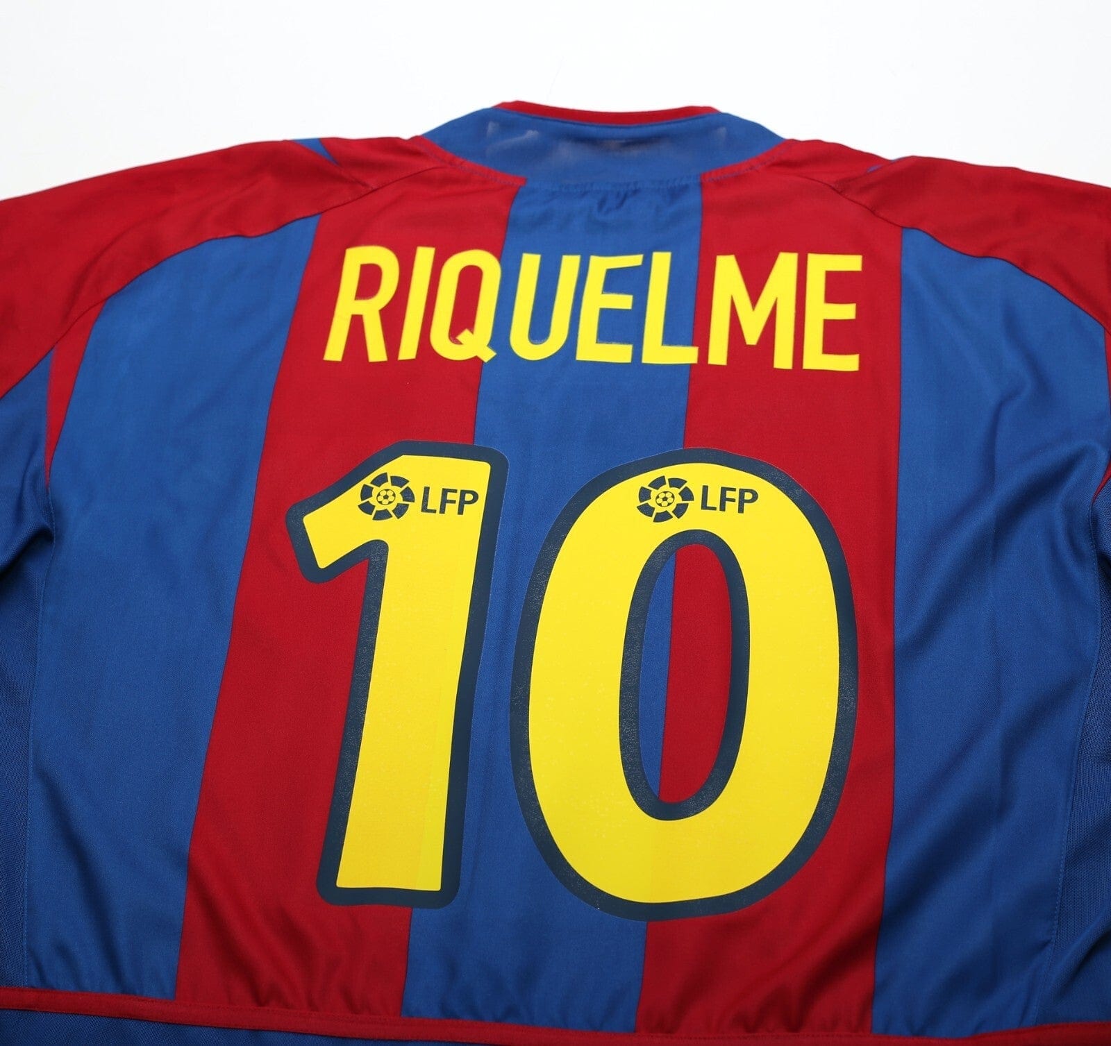 2002/03 RIQUELME #10 Barcelona Vintage Nike Football Shirt (L) Player Issue Spec
