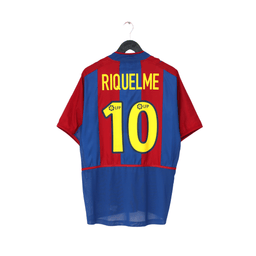 2002/03 RIQUELME #10 Barcelona Vintage Nike Football Shirt (L) Player Issue Spec