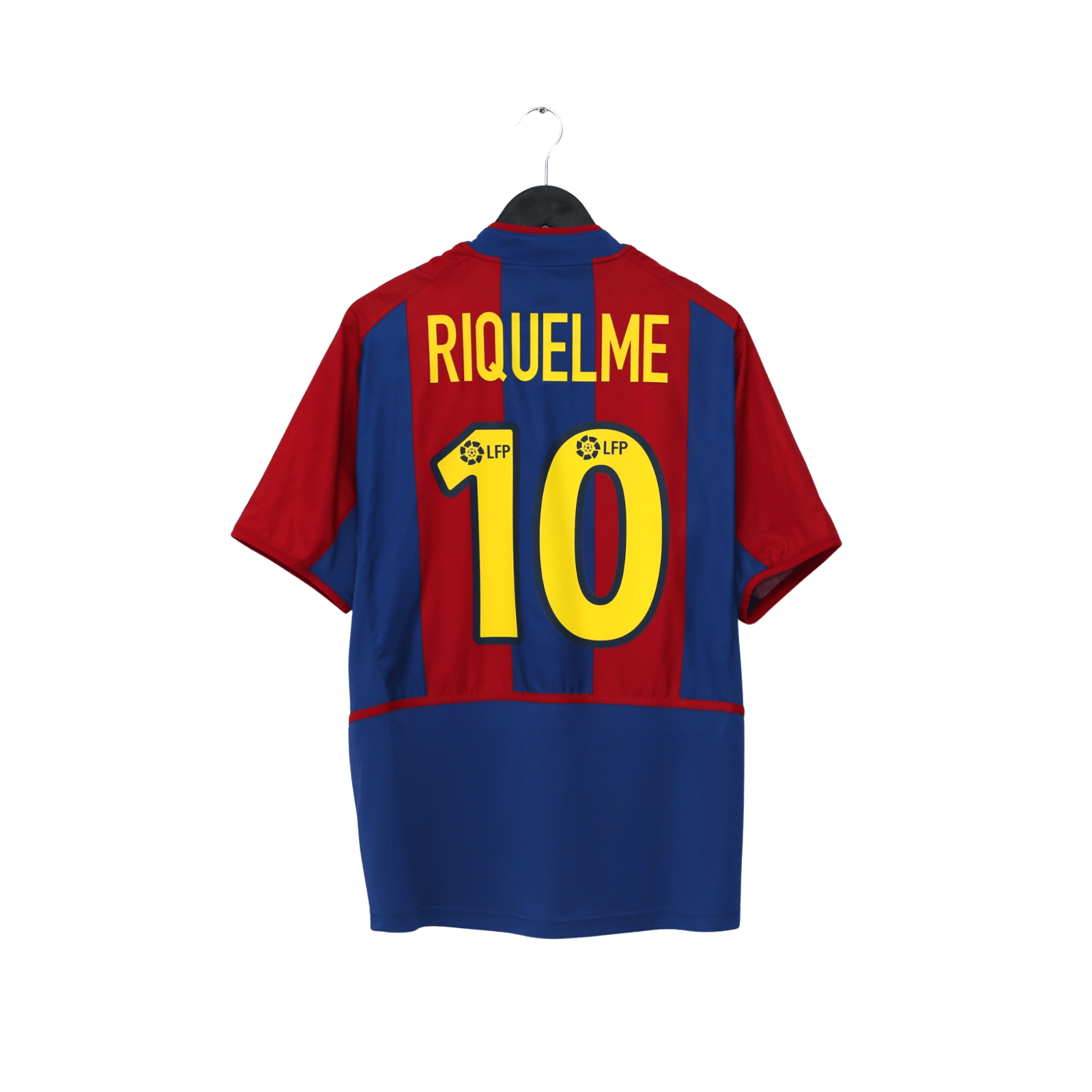 2002/03 Riquelme #10 Barcelona Vintage Nike Home Football Shirt (M)