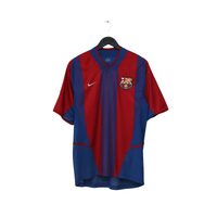 2002/03 Riquelme #10 Barcelona Vintage Nike Home Football Shirt (M) Player Spec
