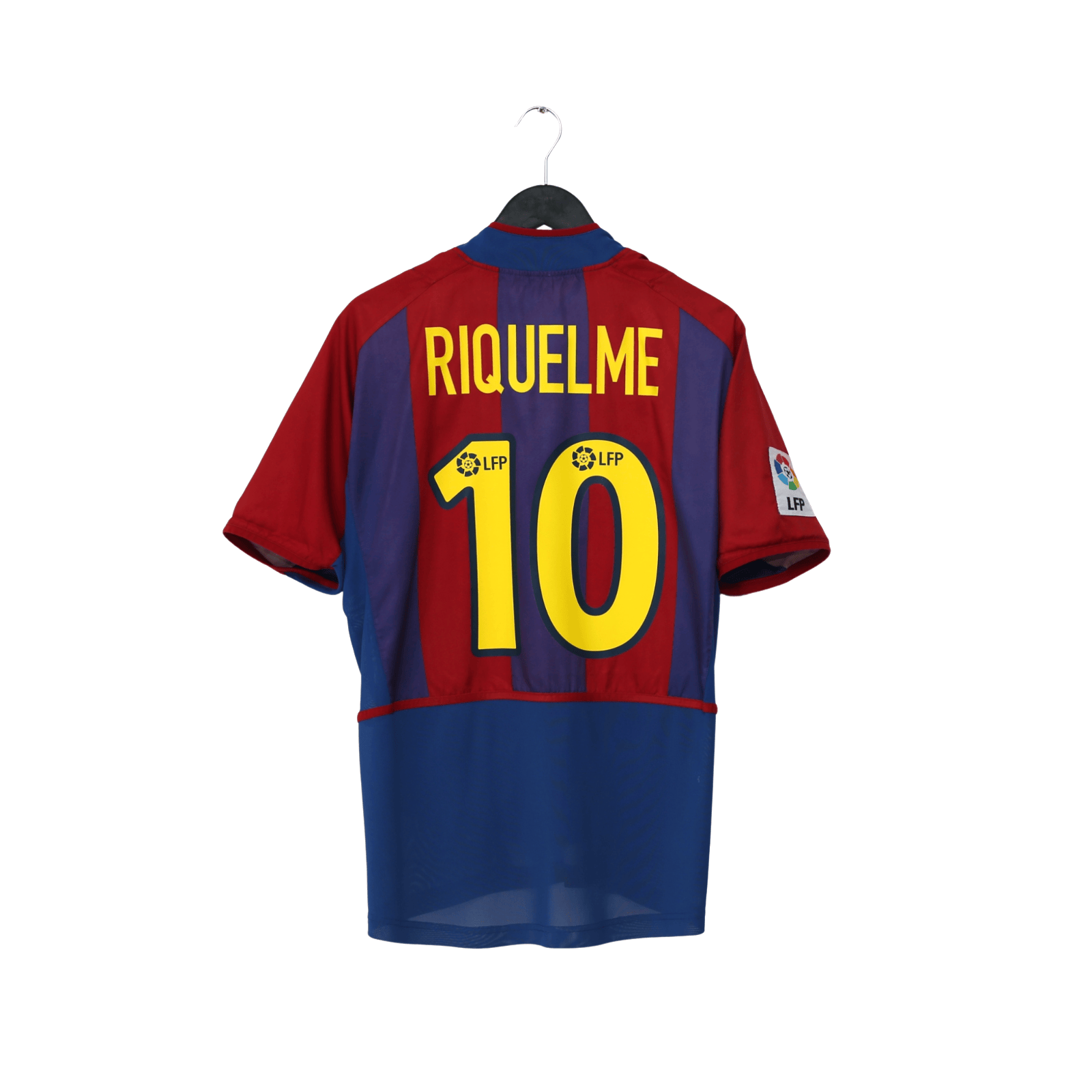 2002/03 Riquelme #10 Barcelona Vintage Nike Home Football Shirt (M) Player Spec