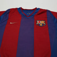 2002/03 Riquelme #10 Barcelona Vintage Nike Home Football Shirt (M) Player Spec