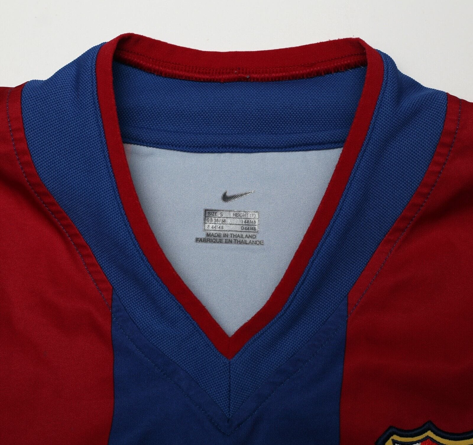 2002/03 RIQUELME #10 Barcelona Vintage Nike Home Football Shirt (S)