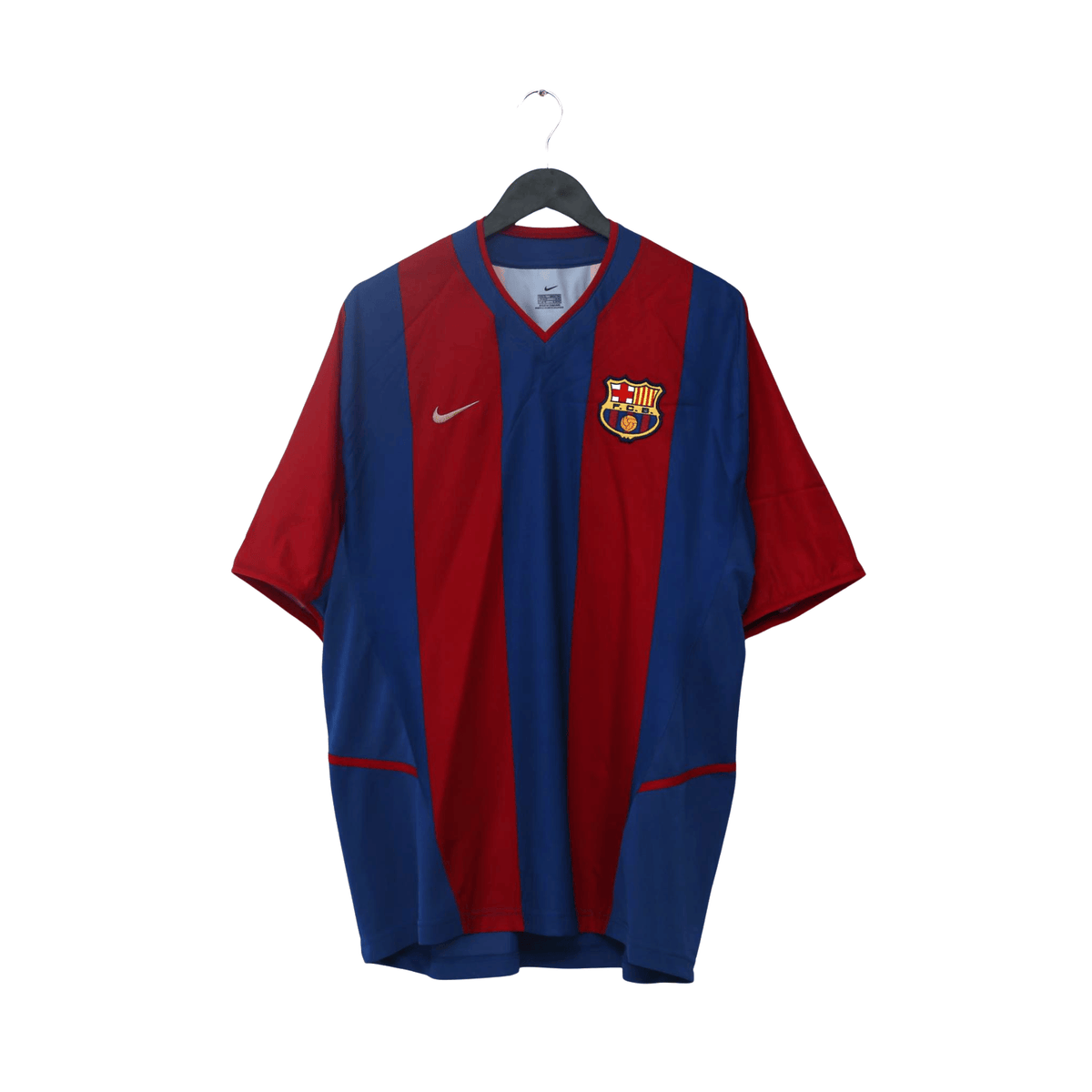 2002/03 Riquelme #10 Barcelona Vintage Nike Home Football Shirt (XL)