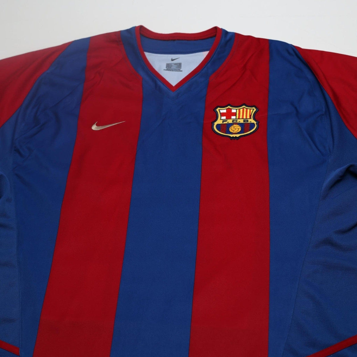 2002/03 Riquelme #10 Barcelona Vintage Nike Home Football Shirt (XL)