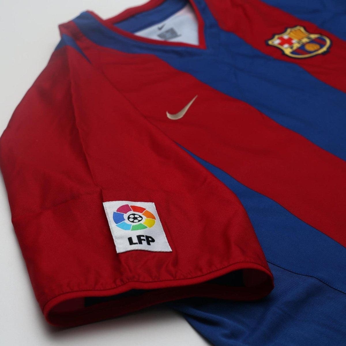 2002/03 Riquelme #10 Barcelona Vintage Nike Home Football Shirt (XL)