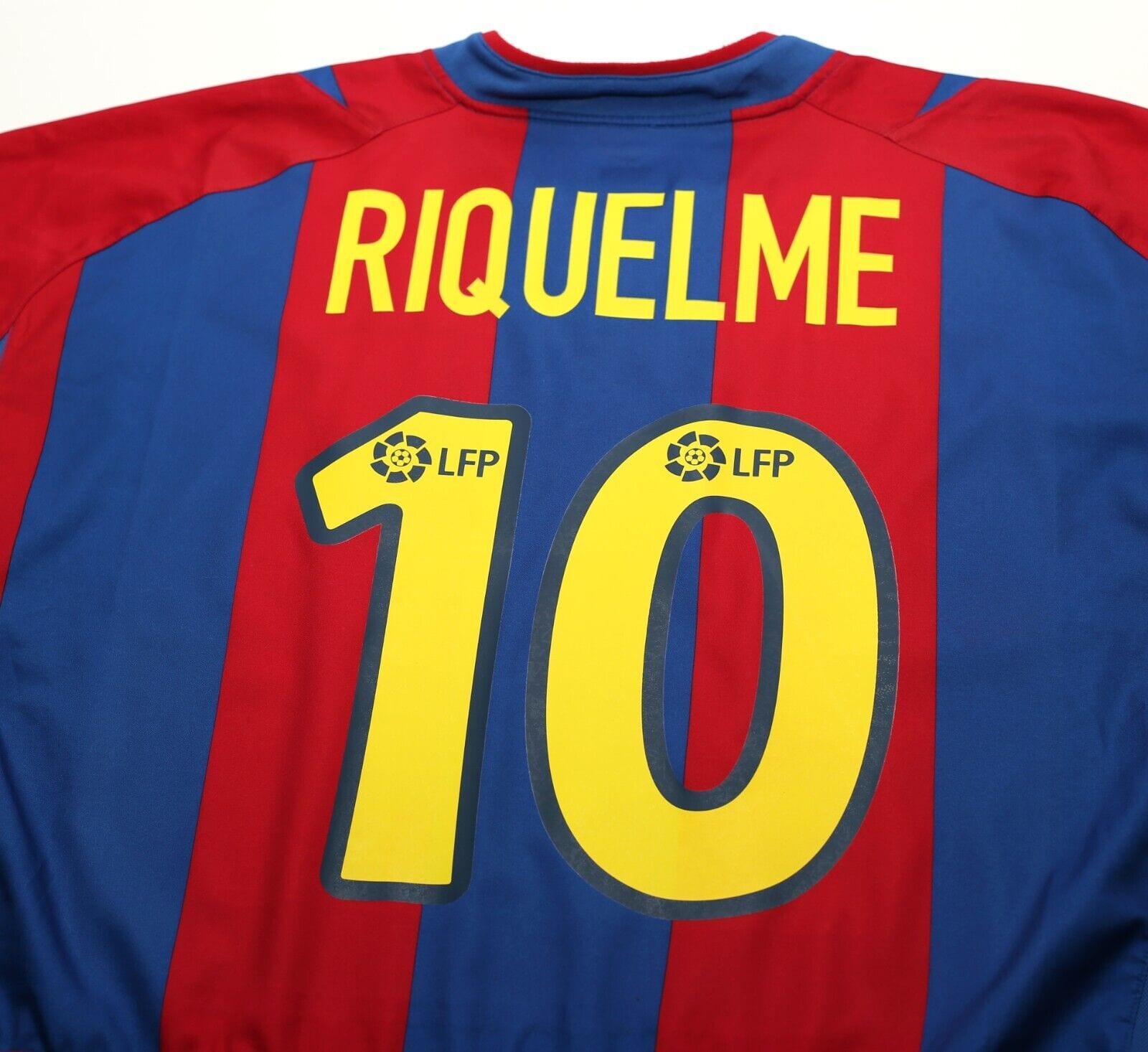 2002/03 RIQUELME #10 Barcelona Vintage Nike Home Football Shirt (XL)