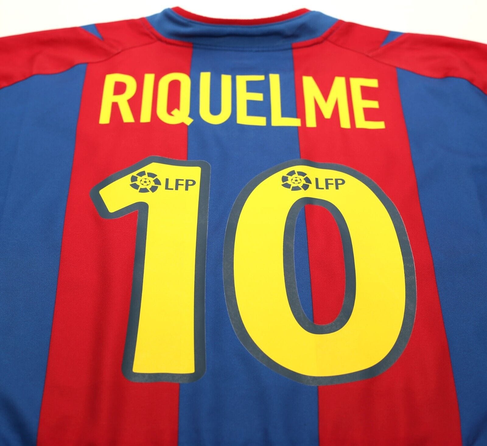 2002/03 RIQUELME #10 Barcelona Vintage Nike Home Football Shirt (XL)