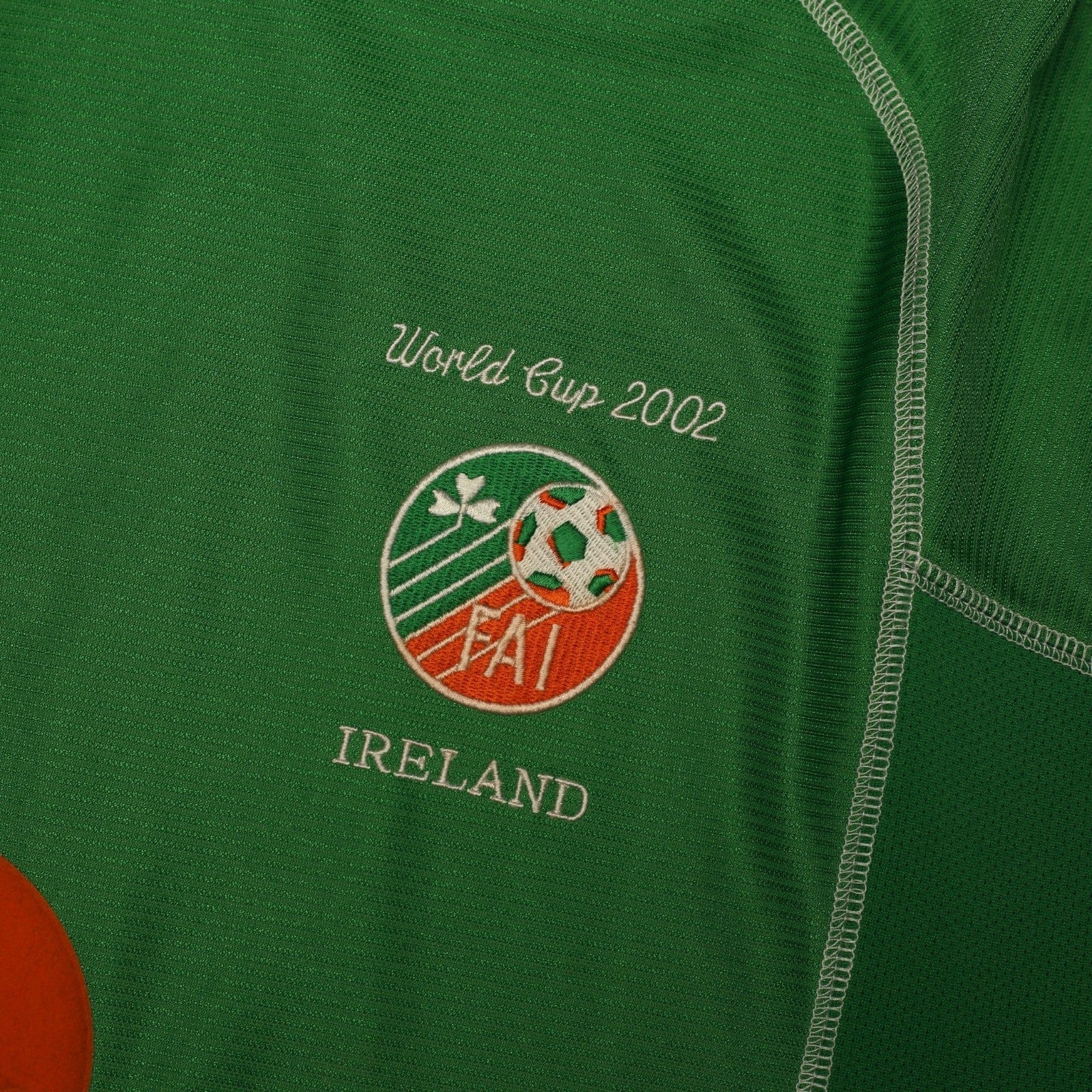 2002/03 Robbie Keane #10 Ireland Vintage Umbro Home Football Shirt (M) 2002 WC