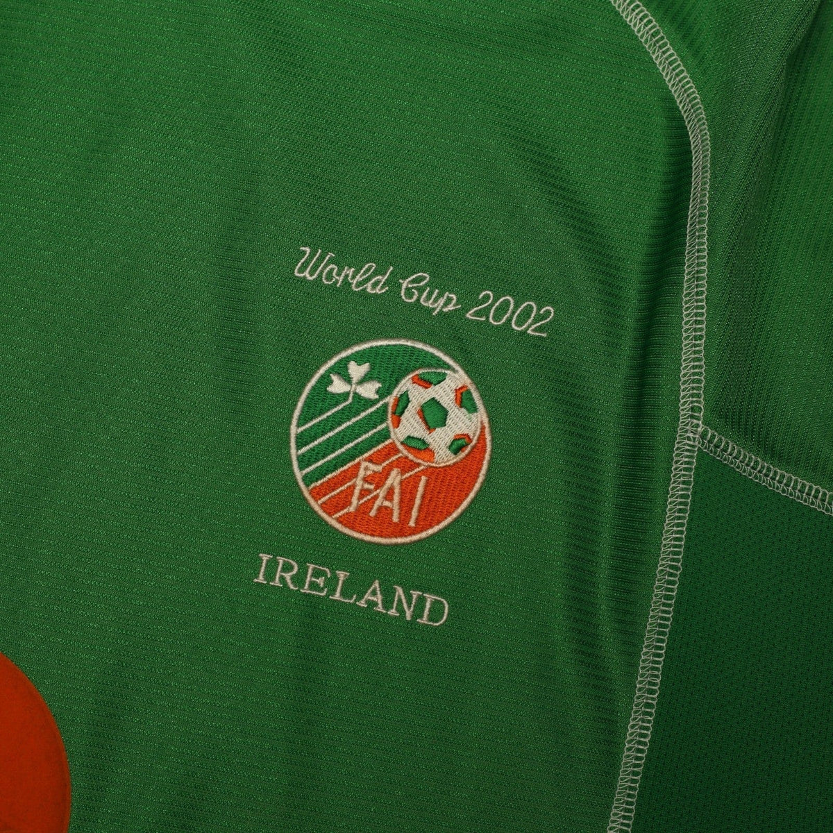 2002/03 Robbie Keane #10 Ireland Vintage Umbro Home Football Shirt (M) 2002 WC
