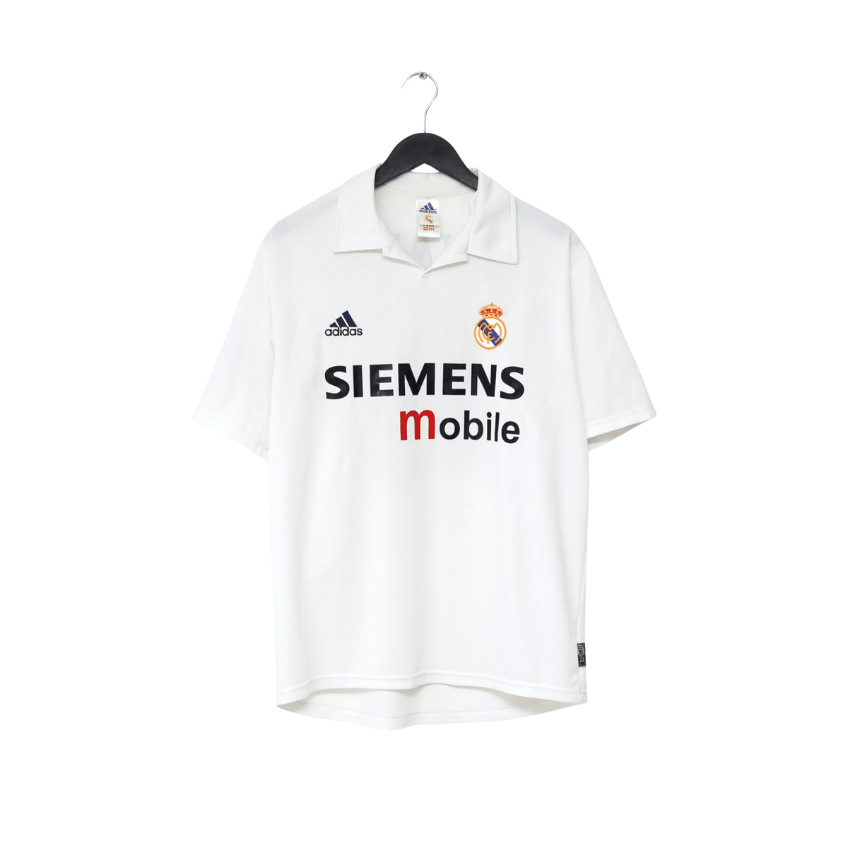 2002/03 Ronaldo #11 Real Madrid Vintage adidas Centenary Home Football Shirt (M)