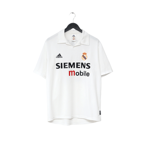 2002/03 Ronaldo #11 Real Madrid Vintage adidas Centenary Home Football Shirt (M)